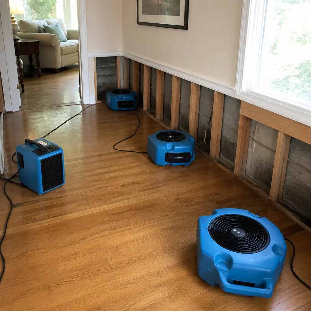 Water damage drying